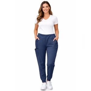 Healing Hands Navy Blue Scrub Joggers
